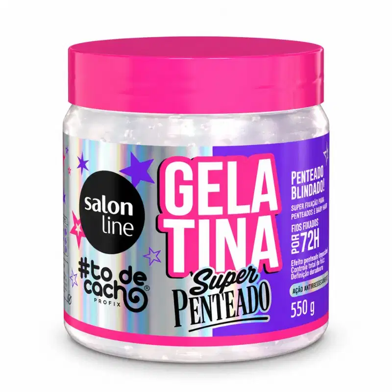 Gelatina Salon Line #todecacho Super Penteado 550g