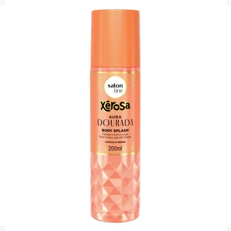 Body Splash Cabelo e Corpo Salon Line Xêrosa Aura Dourada 200ml