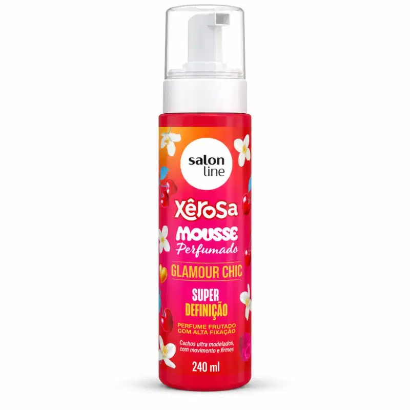 Mousse Perfumado Salon Line Xêrosa Glamour Chic Super Definição 240ml
