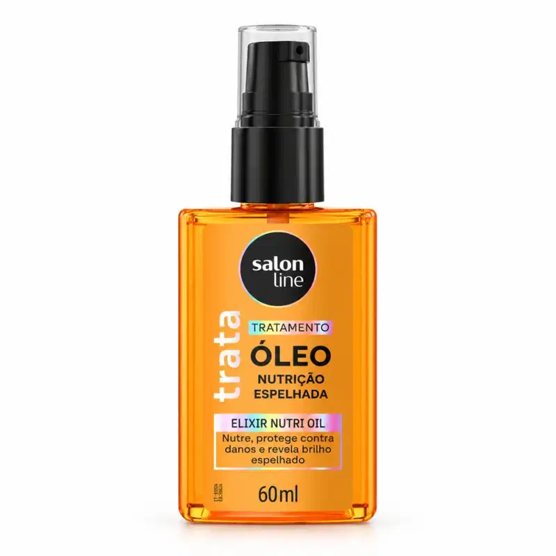 Óleo De Tratamento Salon Line Trata Nutrição Expelhada Elixir Nutri Oil 60ml