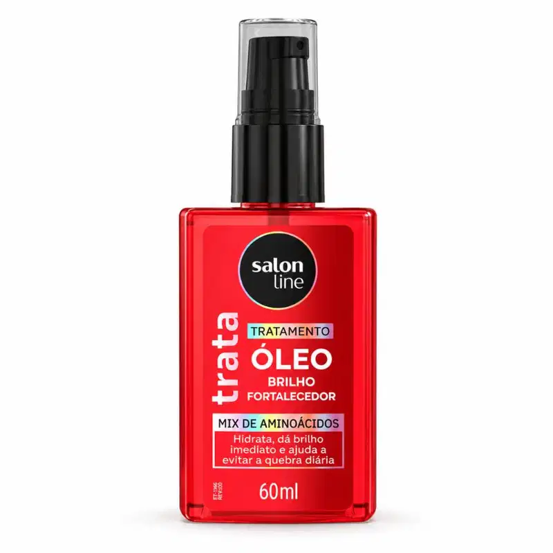 Óleo De Tratamento Salon Line Trata Brilho Fortalecedor Mix De Aminoácidos 60ml