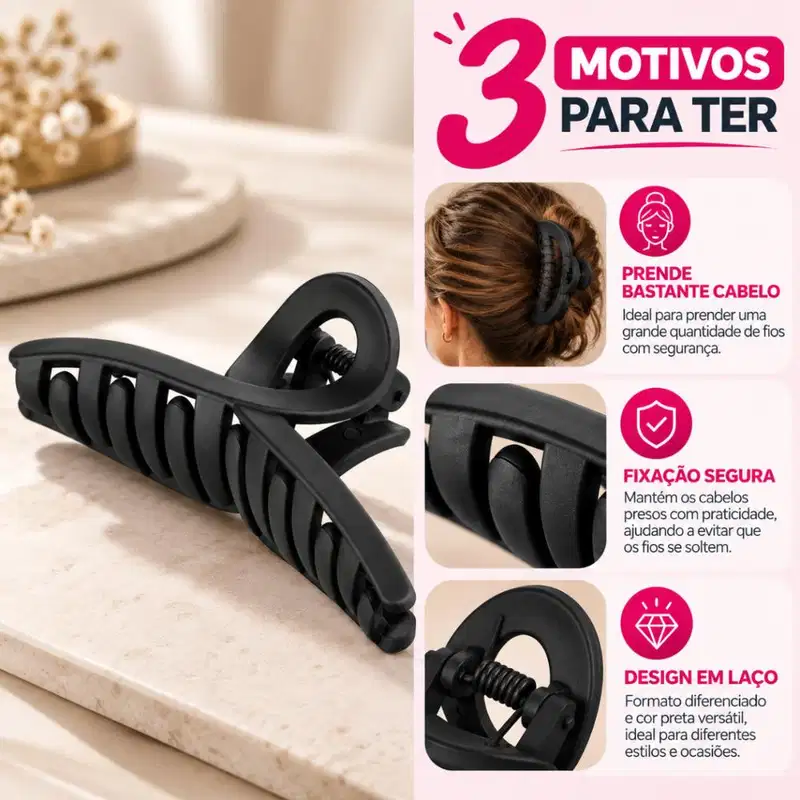 Piranha Proart Laço Preta Média Pdc19bb