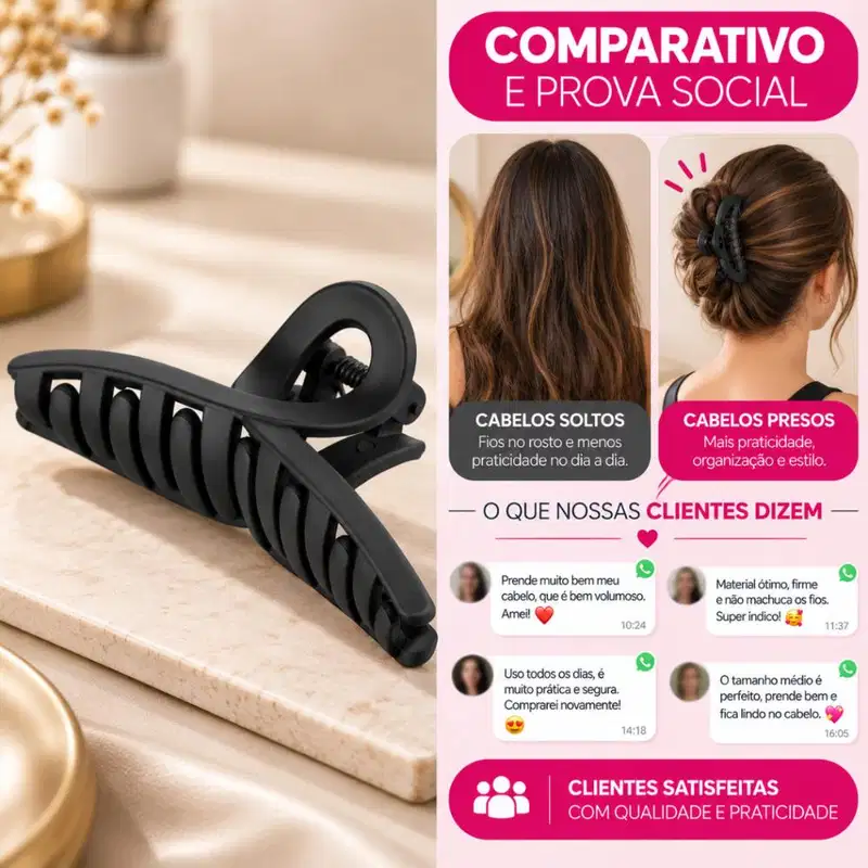 Piranha Proart Laço Preta Média Pdc19bb