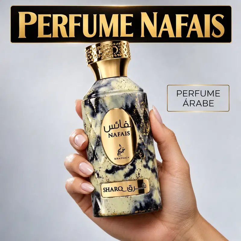 Perfume Sofisticado Floral Frutado Khadlaj Nafais Sharq 100ml