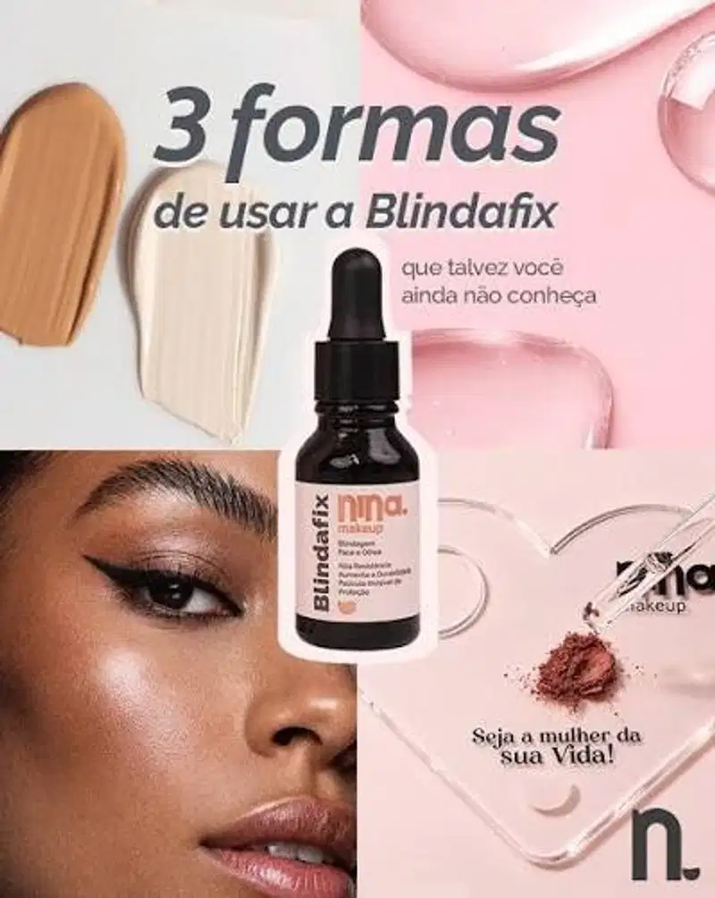 Blindafix | Blindagem Face e Olhos | Nina Makeup 15ML
