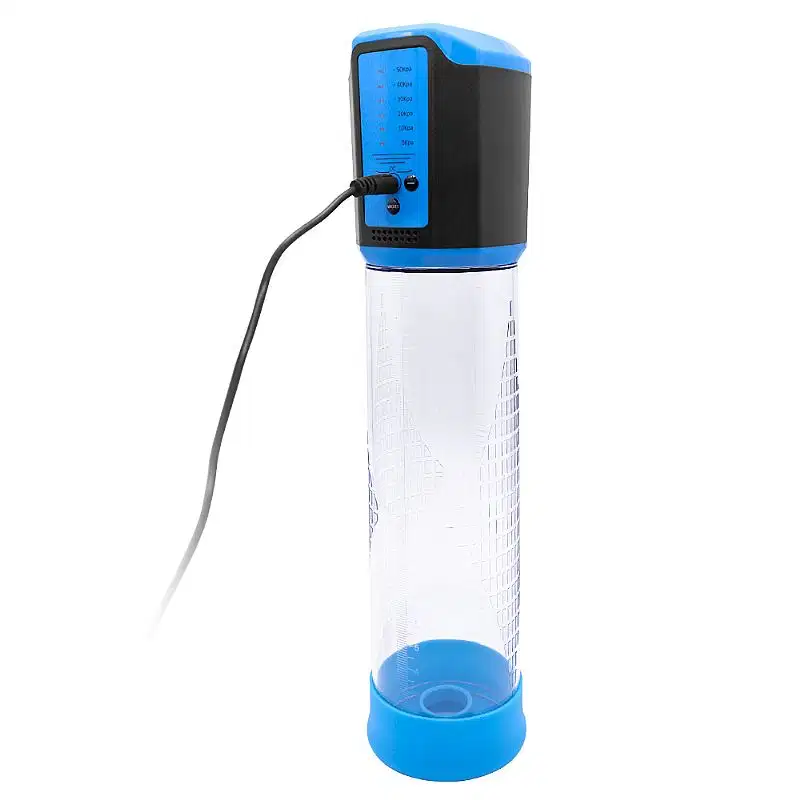 Bomba Peniana Elétrica Automática USB 3 Intensidades com Anel 29x7cm