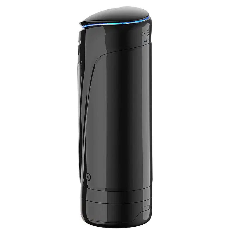 Masturbador Masculino Automático Lanterna com Vai e Vem Vibração e Aquecimento Recarregável USB