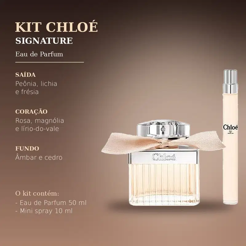 Kit Chloé Signature Chloé Eau de Parfum + Mini 10 ml Feminino -50 ml