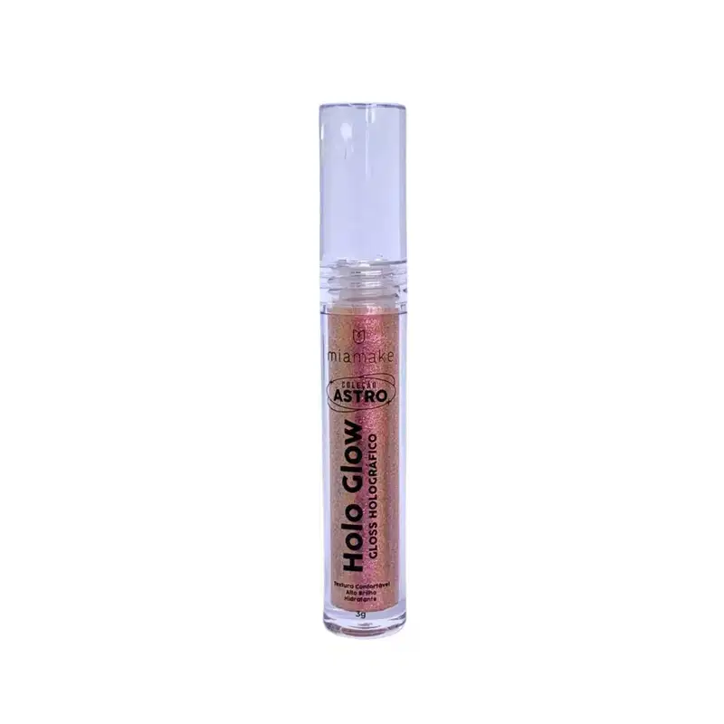 Gloss Holográfico Holo Glow - Mia Make - Cor 1