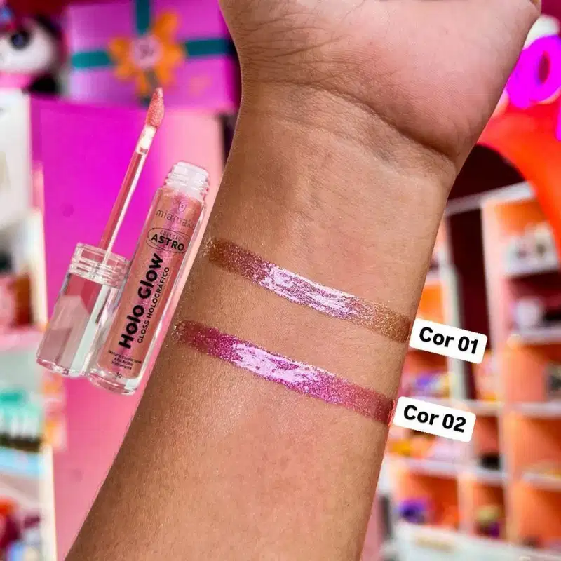 Gloss Holográfico Holo Glow - Mia Make - Cor 2