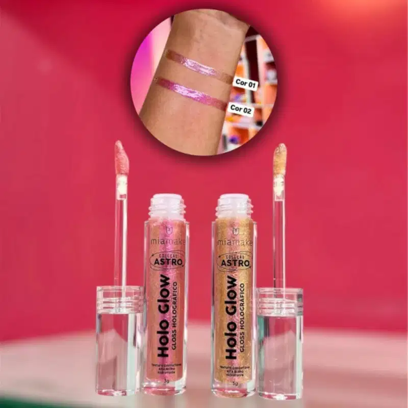 Gloss Holográfico Holo Glow - Mia Make - Cor 2