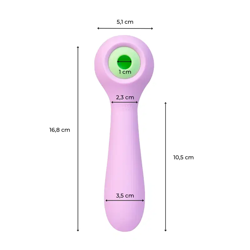 Vibrador Tripla Estimulação Recarregável Sweet Vibe Arrepio - Lilás
