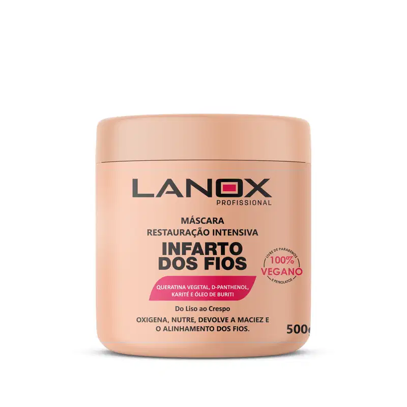 Máscara Infarto dos Fios Lanox - 500g