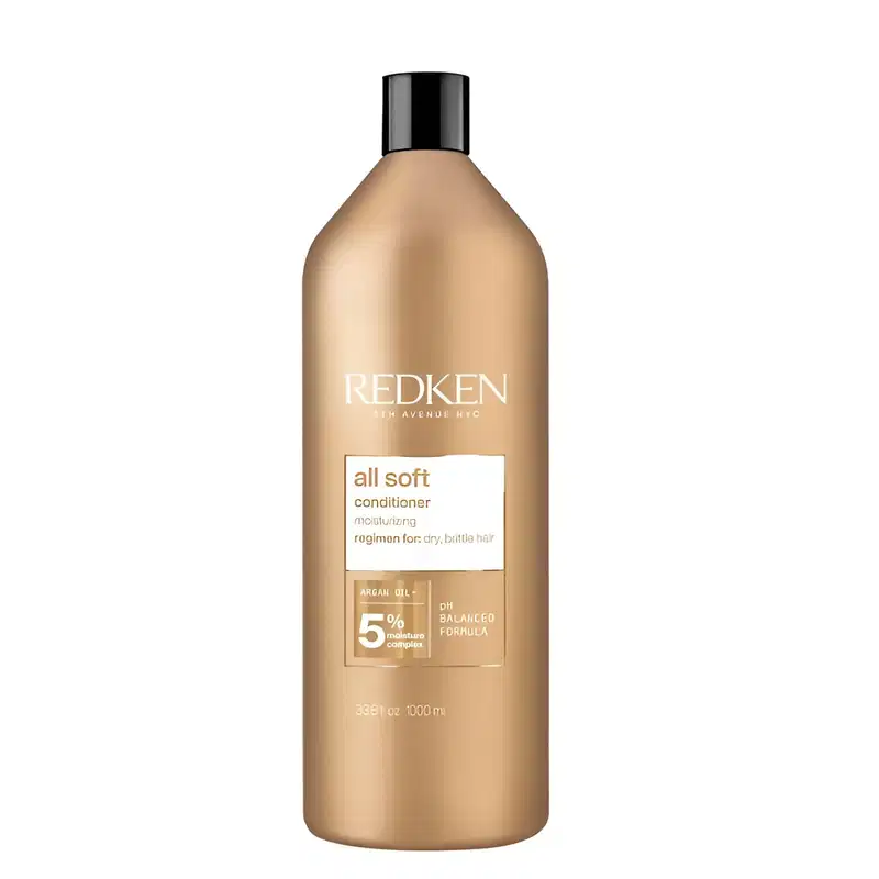 Kit Redken All Soft - Shampoo 1L , Condicionador 1L e Máscara 500g
