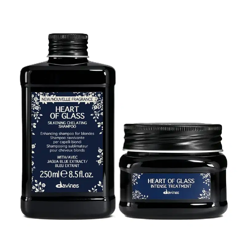 Kit Davines Heart of Glass - Shampoo 250ml + Intense Treatment 150ml