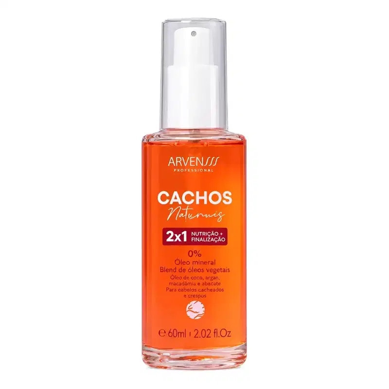 Kit Arvensis Cachos Naturais - Shampoo & Condicionador 1L + Óleo 2x1 60ml