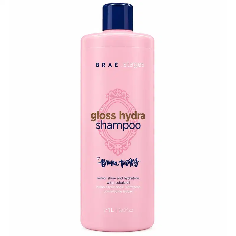 Kit Braé Stages by Bruna Tavares Gloss Hydra Shampoo & Condicionador 1L + Óleo 60ml