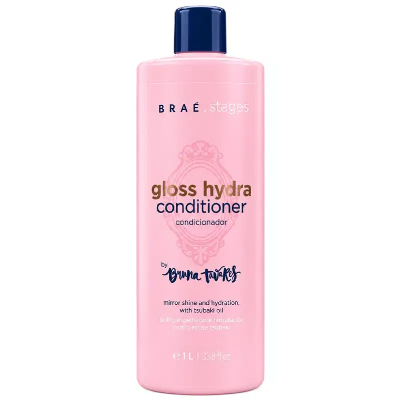 Kit Braé Stages by Bruna Tavares Gloss Hydra Shampoo & Condicionador 1L + Óleo 60ml