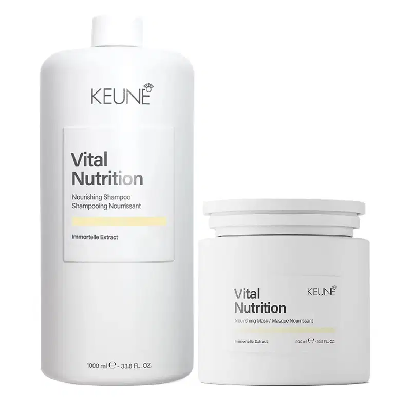 Kit Keune Vital Nutrition Shampoo 1L + Máscara 500ml