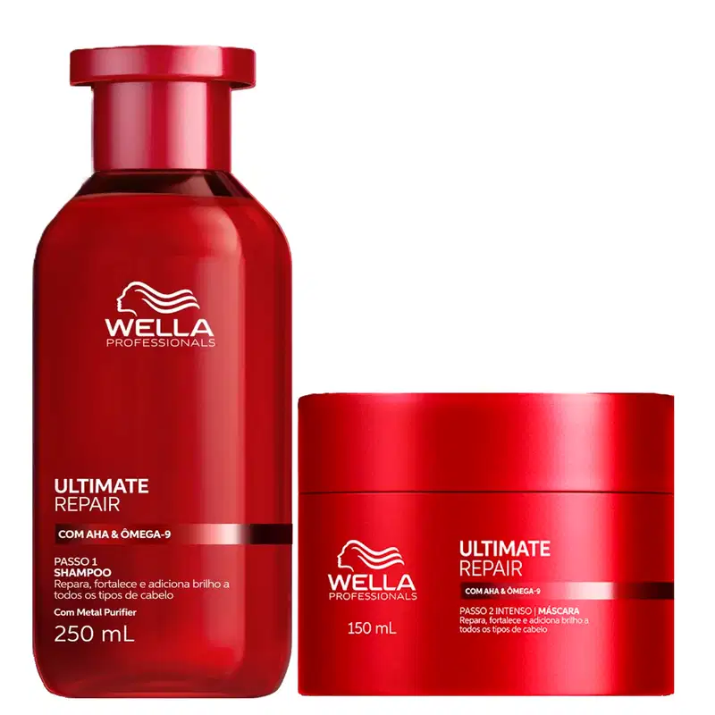 Kit Wella Ultimate Repair - Shampoo 250ml + Máscara 150ml