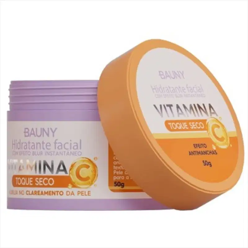 Bauny Hidratante Facial Vitamina C Toque Seco 50g