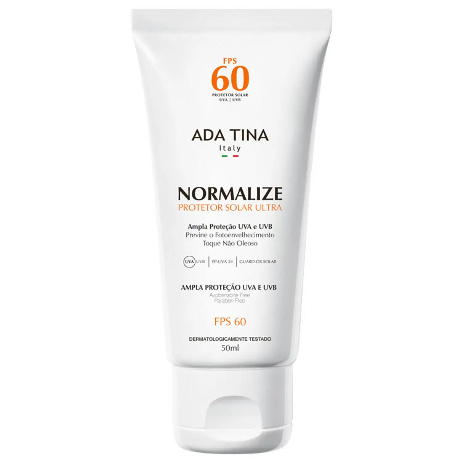 Ada Tina Normalize FPS 60 - Protetor Solar Facial 50ml
