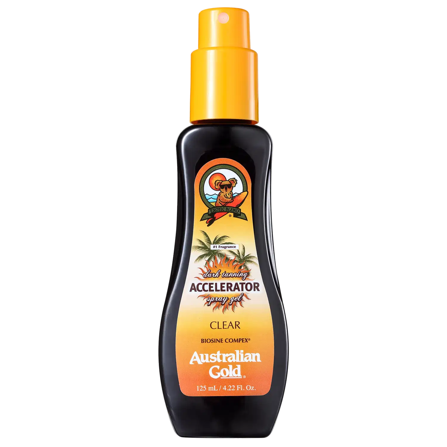 Australian Gold Accelerator Dark Tanning Spray Gel Clear - Spray Bronzeador 125ml