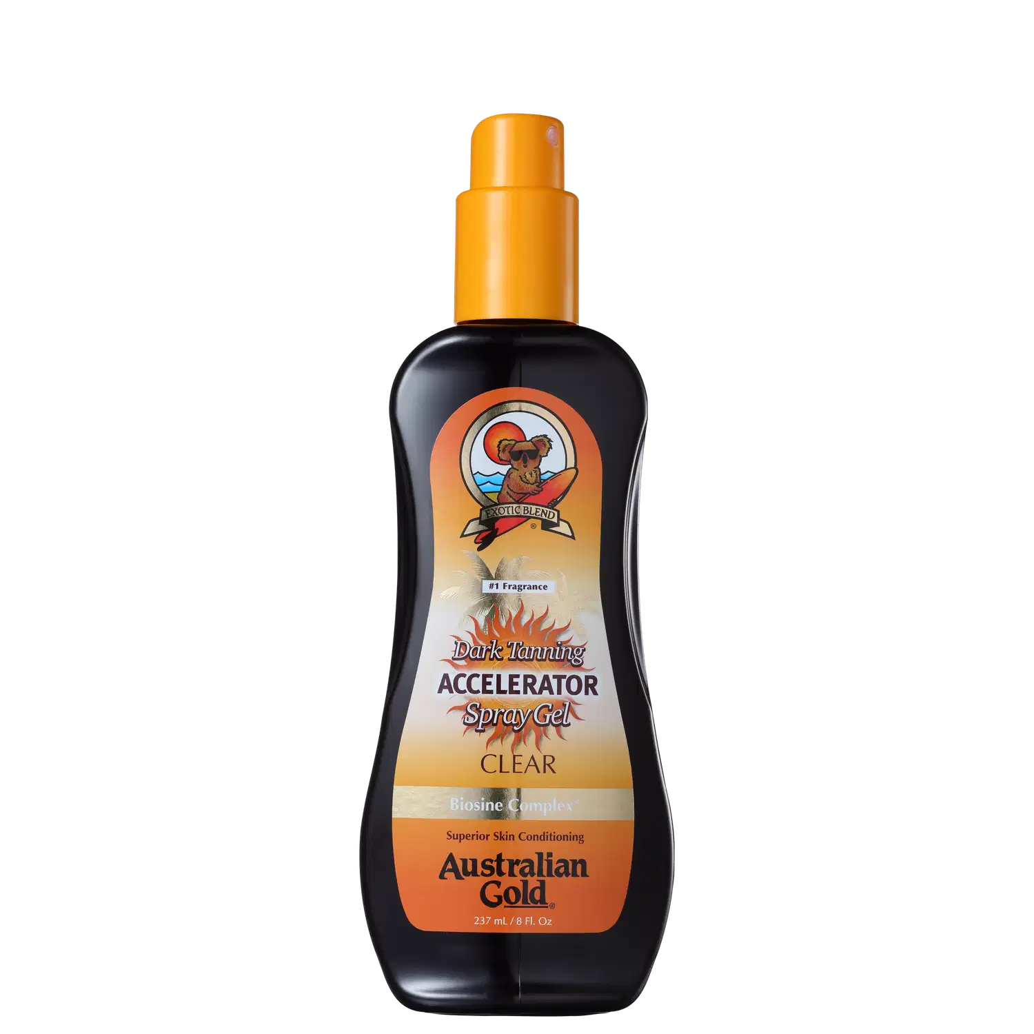 Australian Gold Accelerator Dark Tanning Spray Gel Clear - Spray Bronzeador 237ml