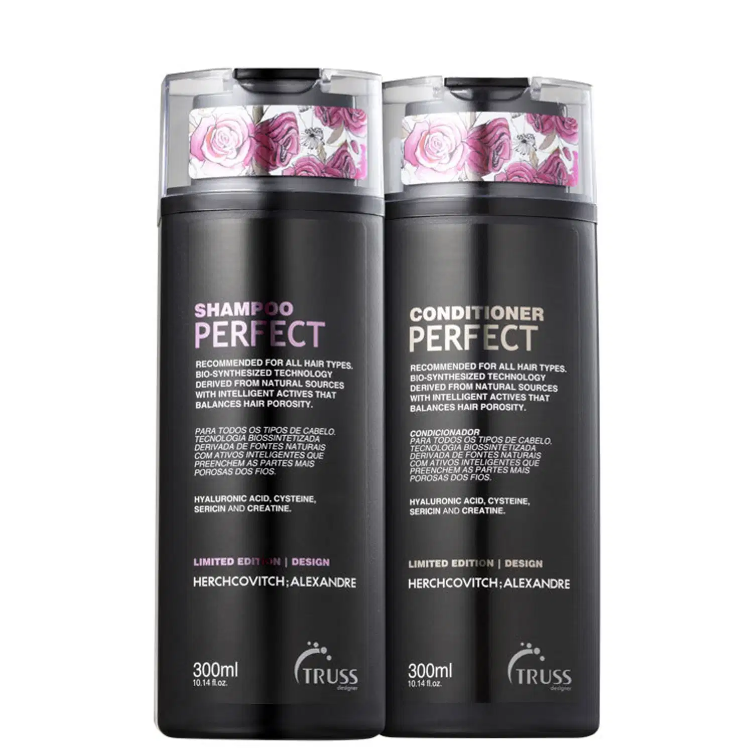 Combo Shampoo e Condicionador Perfect: Shampoo 300ml + Condicionador 300ml