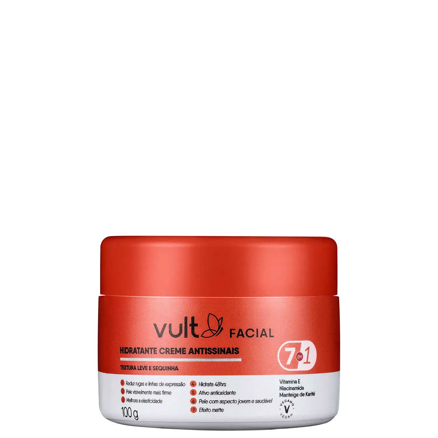 Vult Care Antissinais - Creme Hidratante Facial 100g