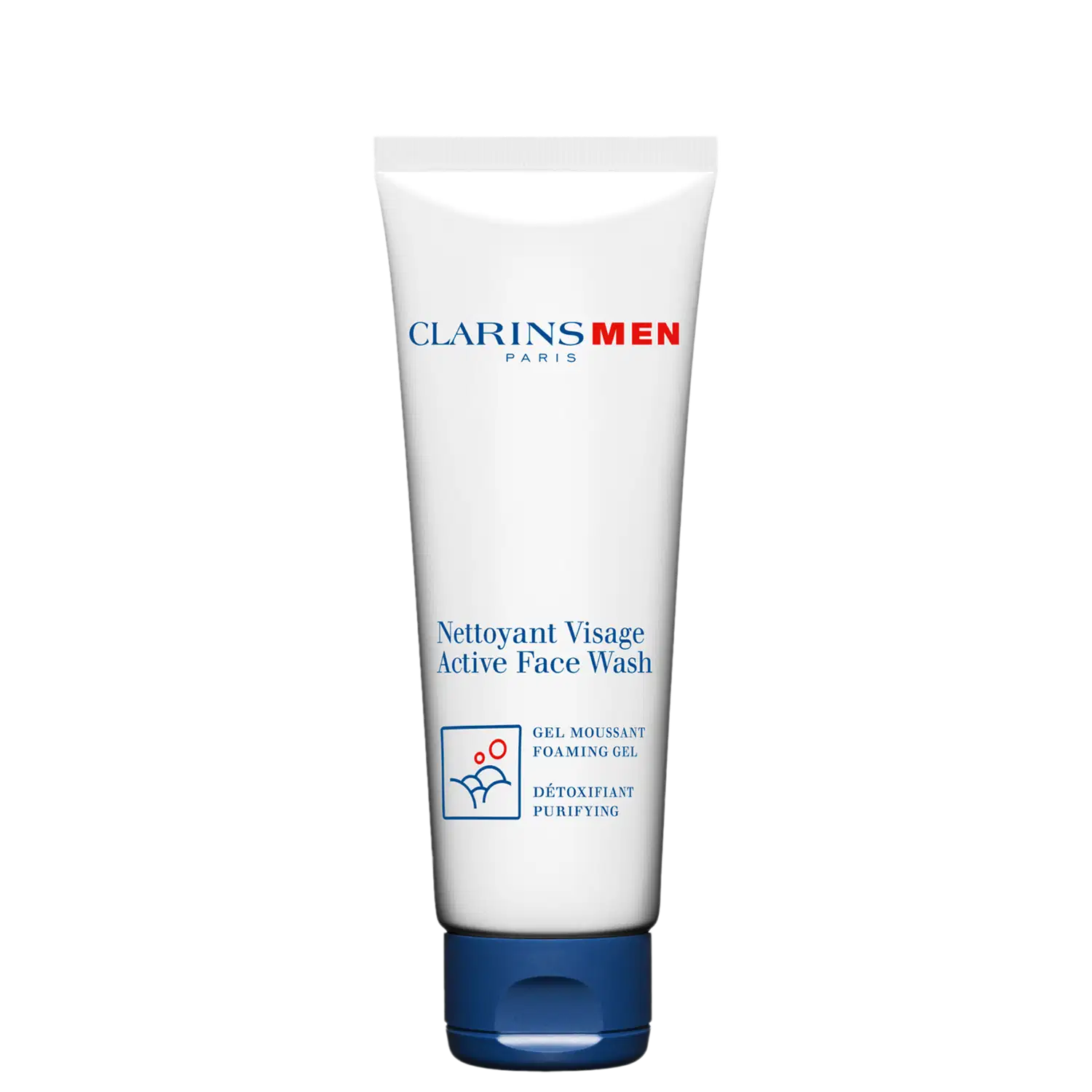 Clarins Men Active Face Wash - Espuma Esfoliante Facial 125ml
