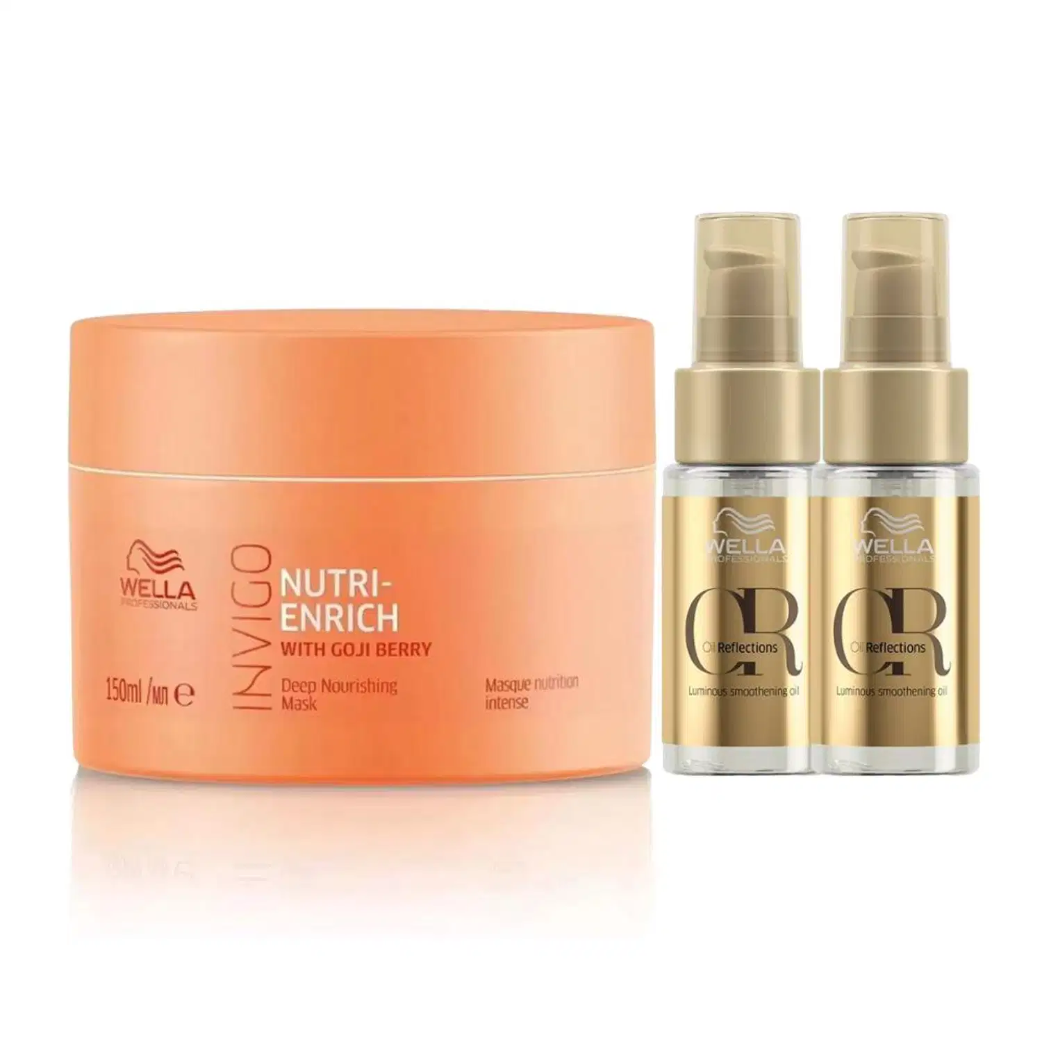 Kit Wella Professionals Nutri-Enrich Oil Reflections Light Power (3 Produtos)