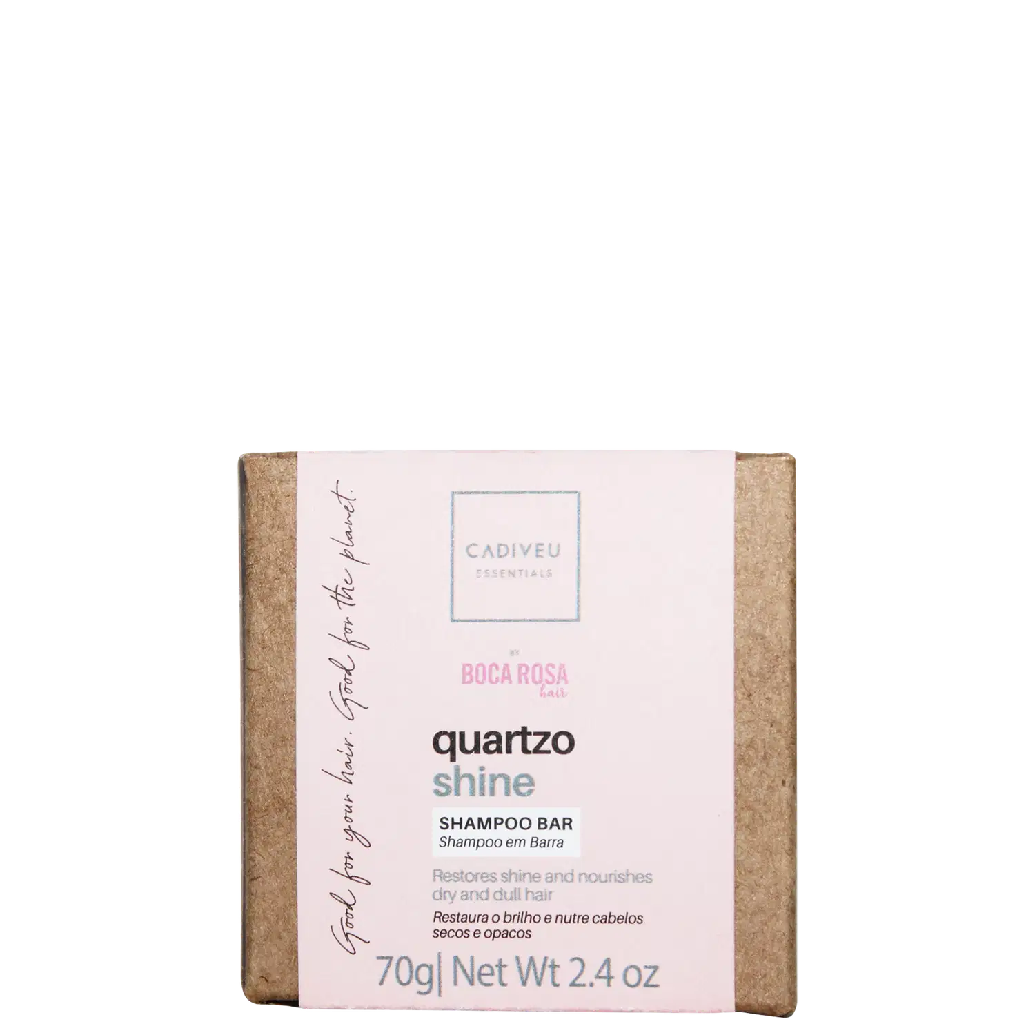 Cadiveu Essentials Quartzo Shine - Shampoo em Barra 70g