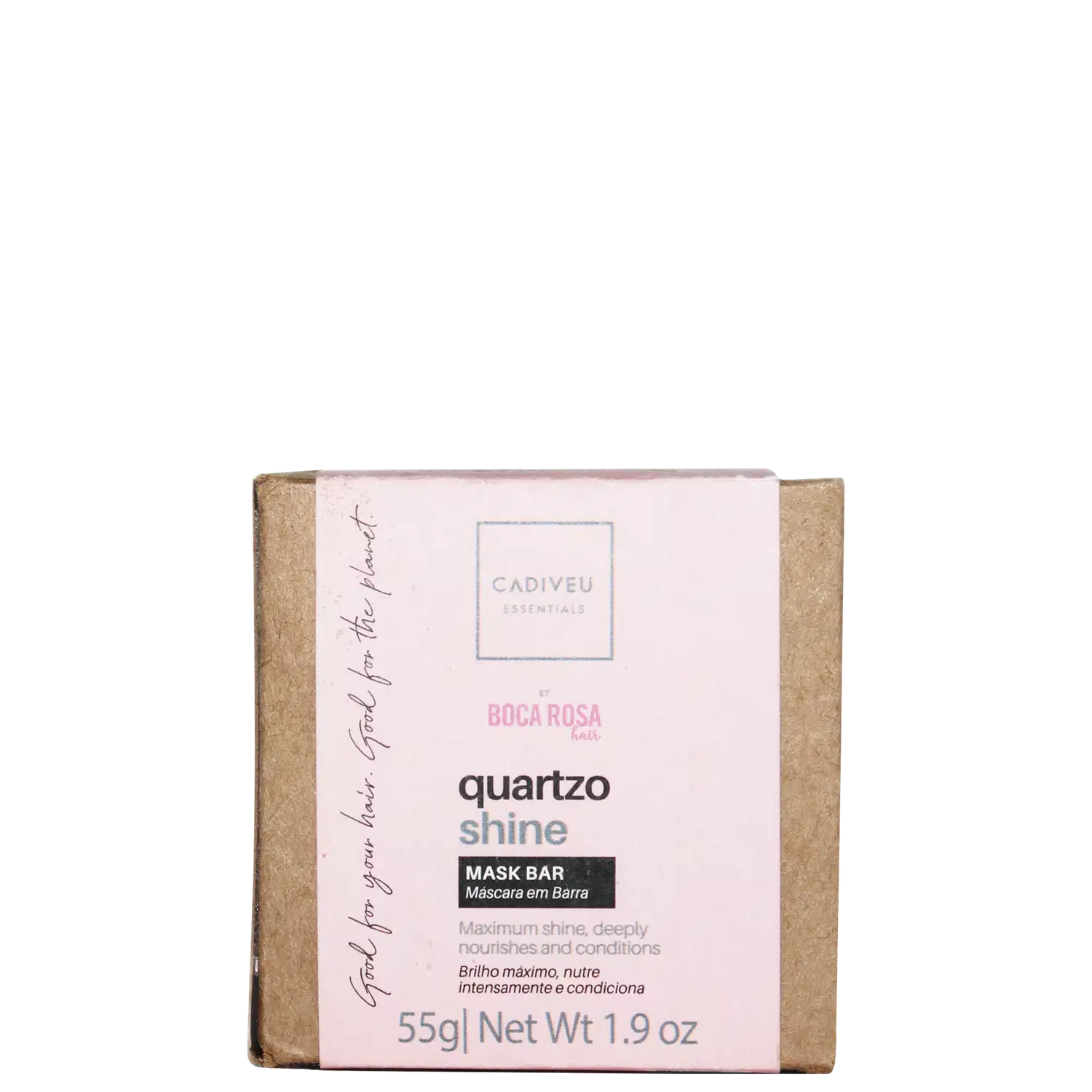 Cadiveu Essentials Quartzo Shine - Máscara de Tratamento em Barra 55g