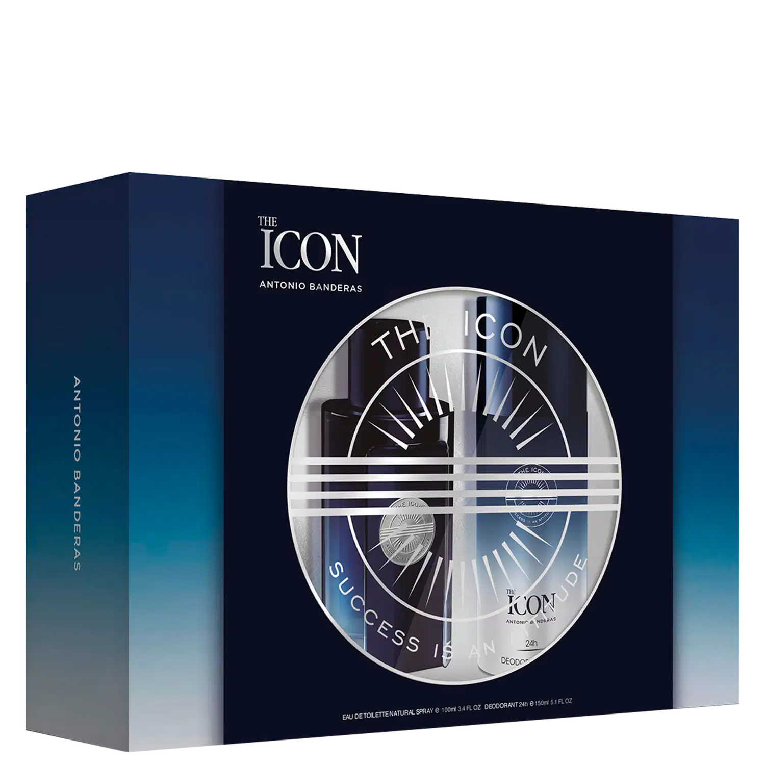 Conjunto The Icon Banderas Masculino - Eau de Toilette 100ml + Desodorante 150ml