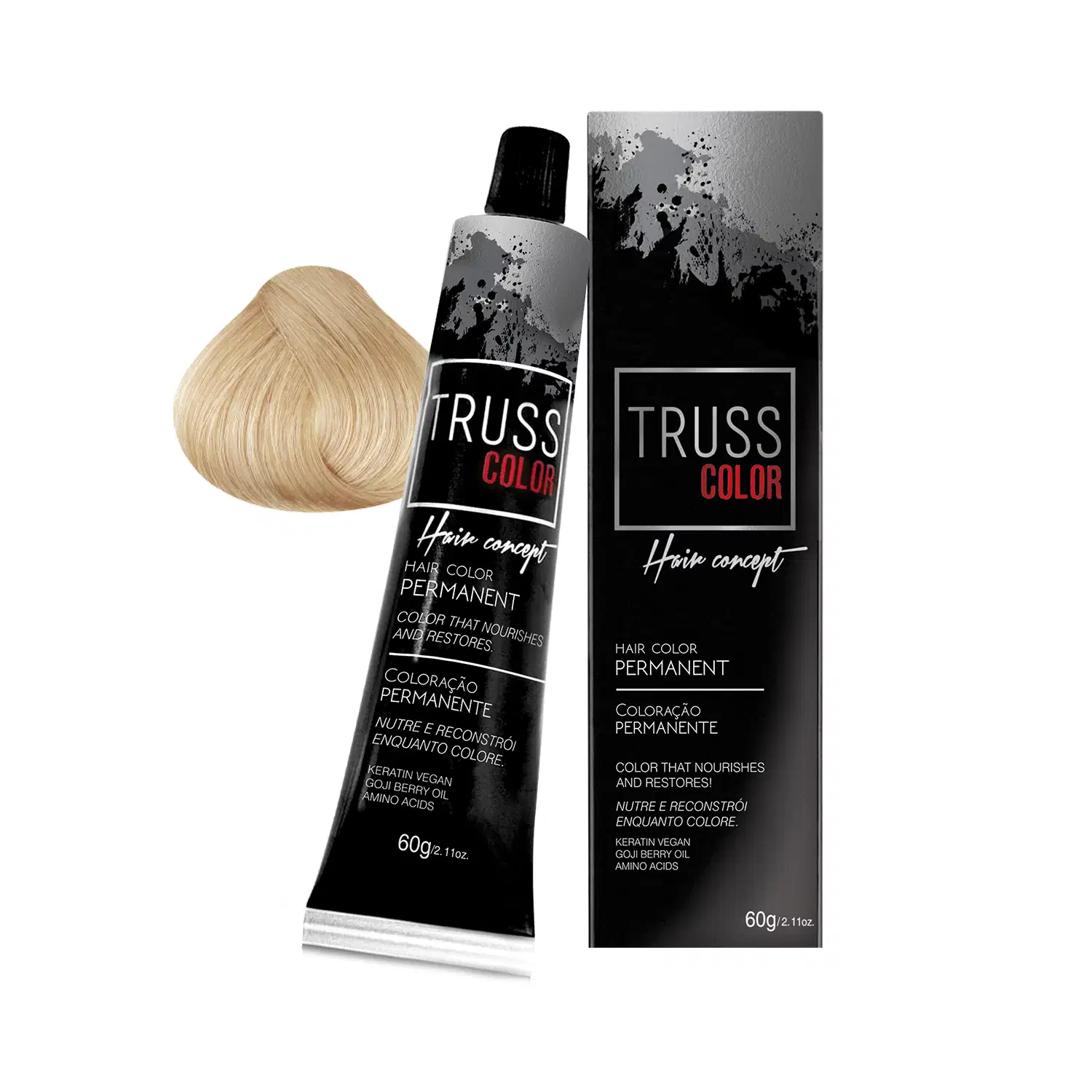 Coloração Permanente Truss Color Louro Muito Claro 9.0 60g