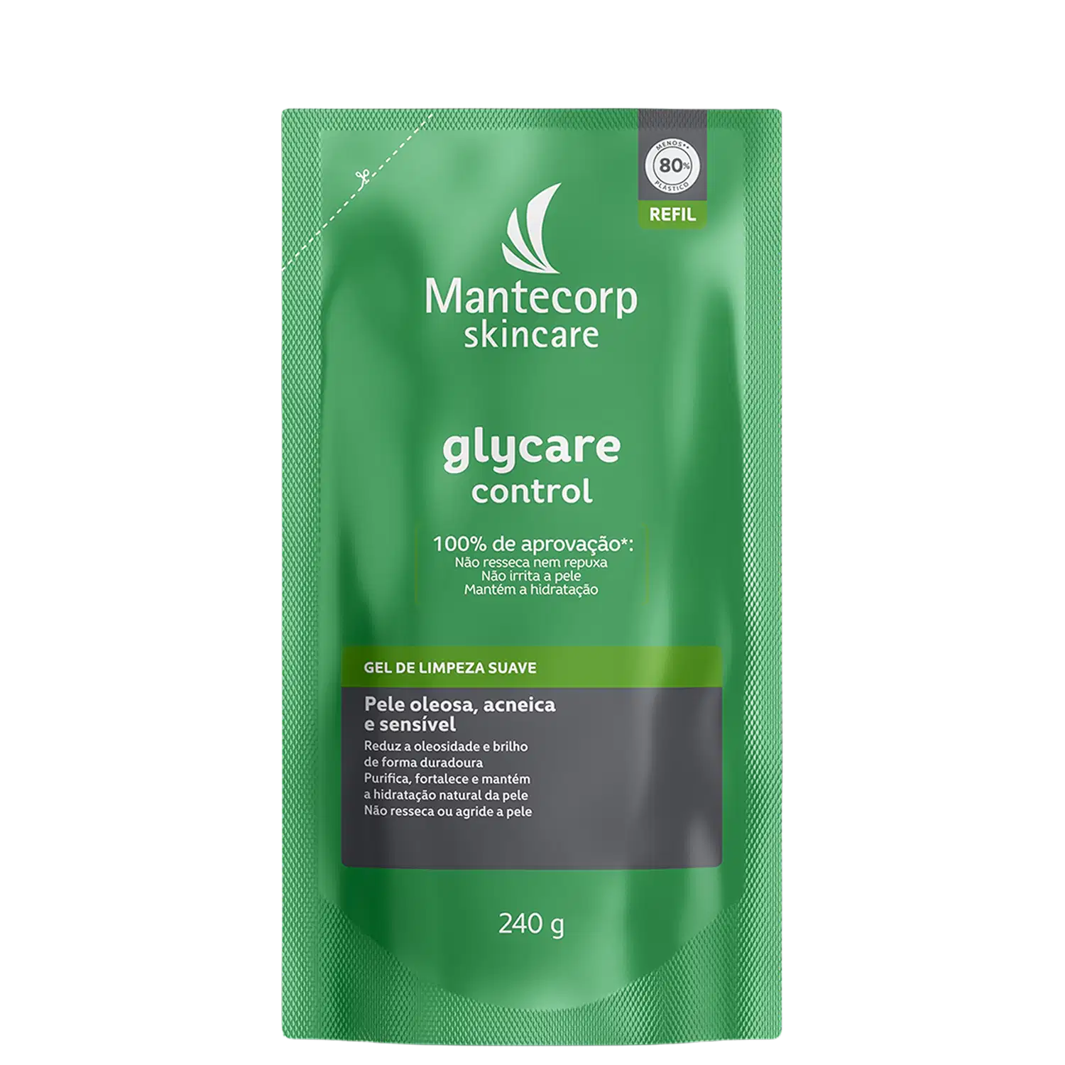 Mantecorp Glycare Control Refil - Gel de Limpeza 240g
