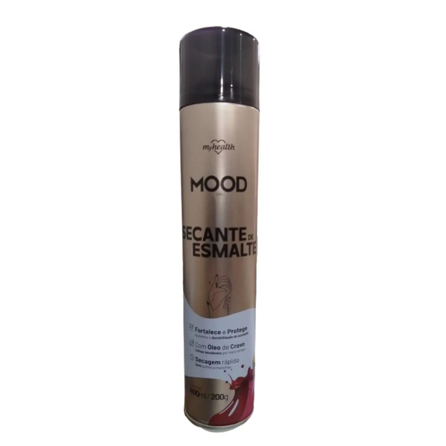 Secante De Esmalte Spray Mood Care 400Ml - My Health — foto 2