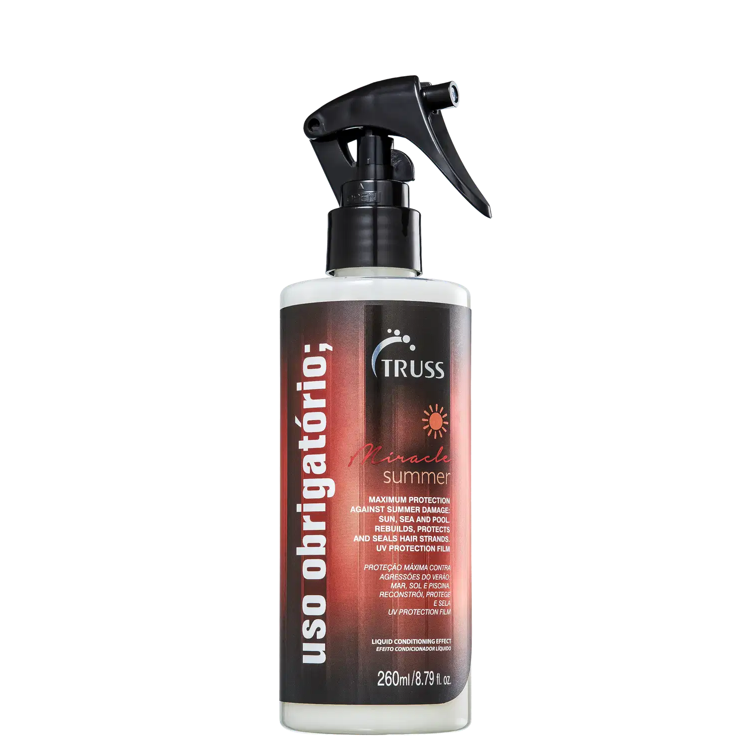 Reconstrutor USO OBRIGATÓRIO; MIRACLE SUMMER 260ml