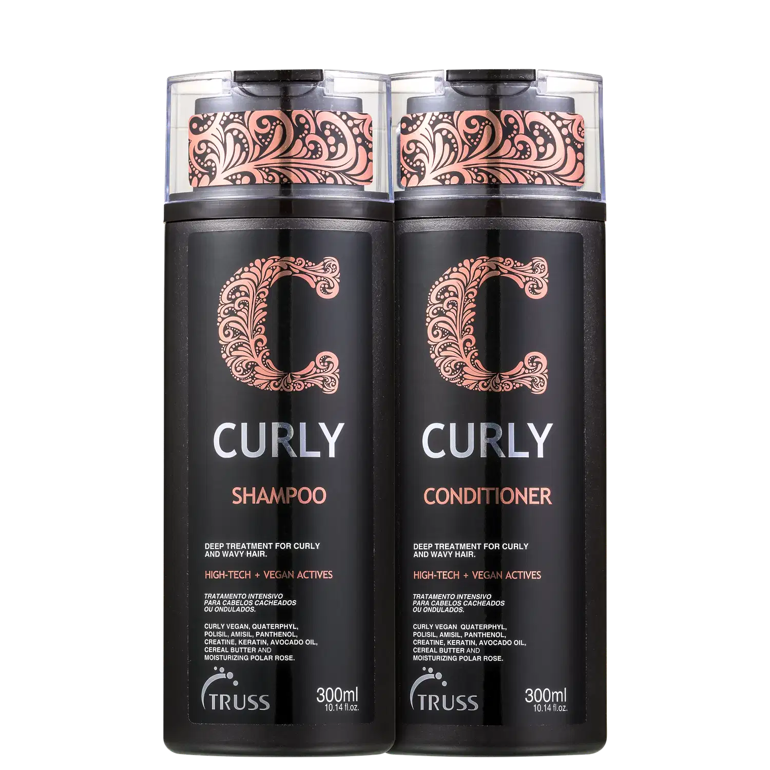 Combo Curly: Shampoo 300ml + Condicionador 300ml