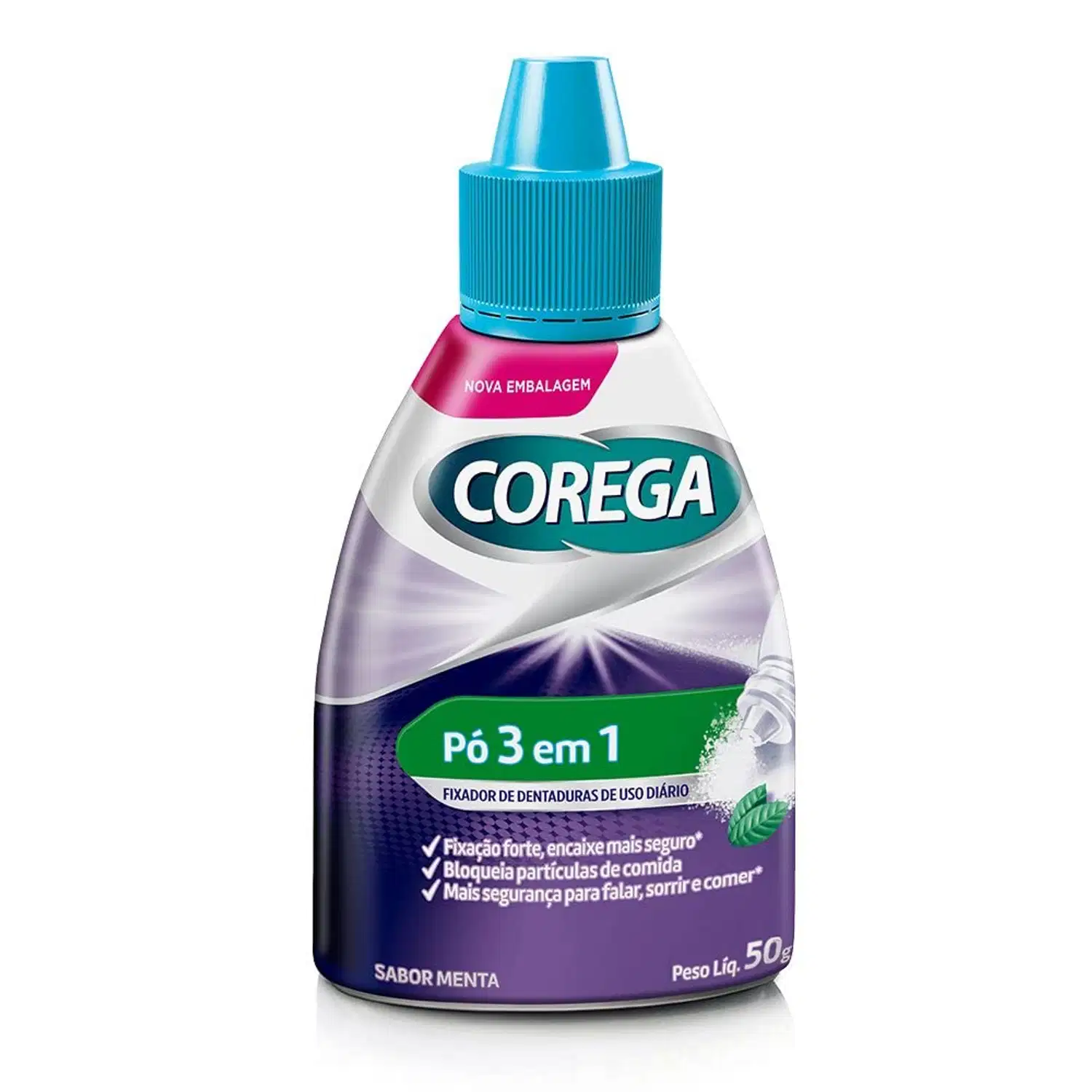 Fixador De Dentadura Em Pó Corega 50g