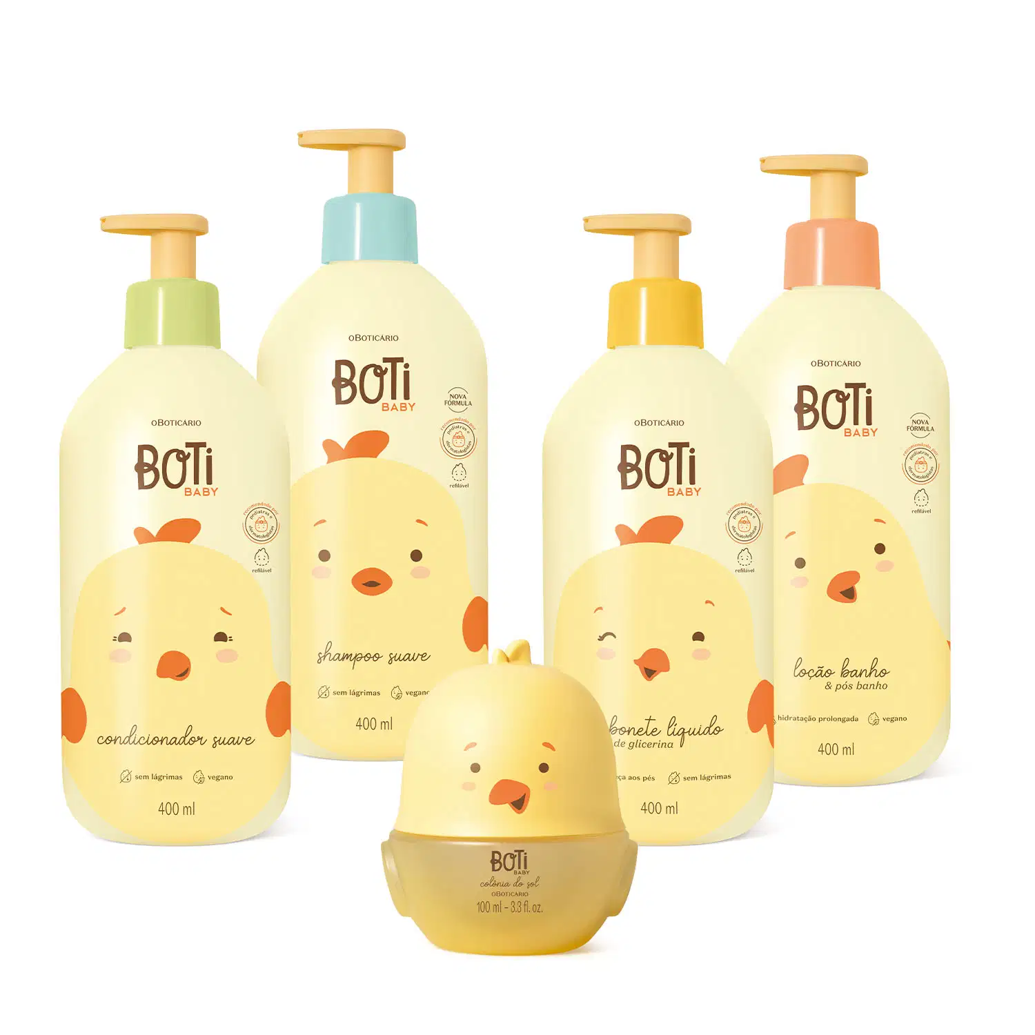 Combo Boti Baby Banho Completo (5 itens)
