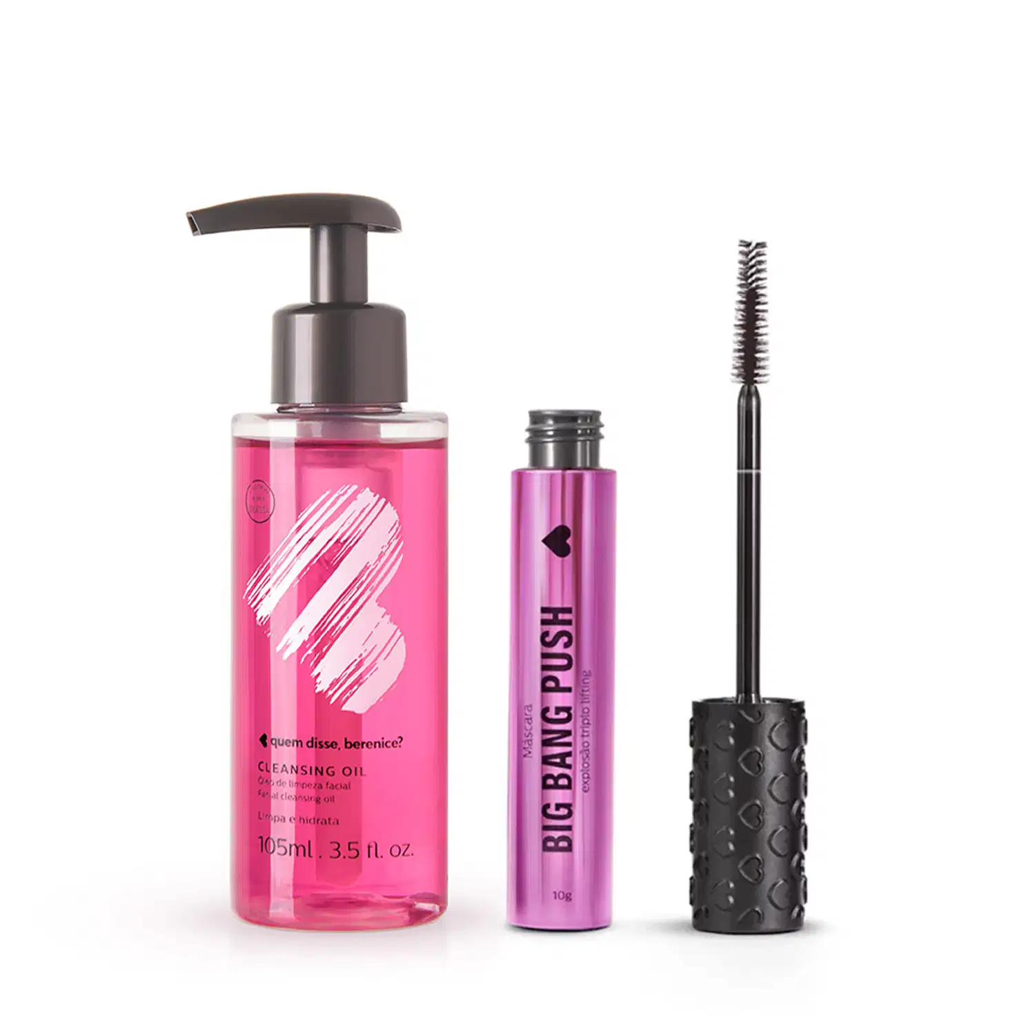 Combo Quem Disse, Berenice? Máscara de Cílios 10g + Demaquilante Cleasing Oil 105ml