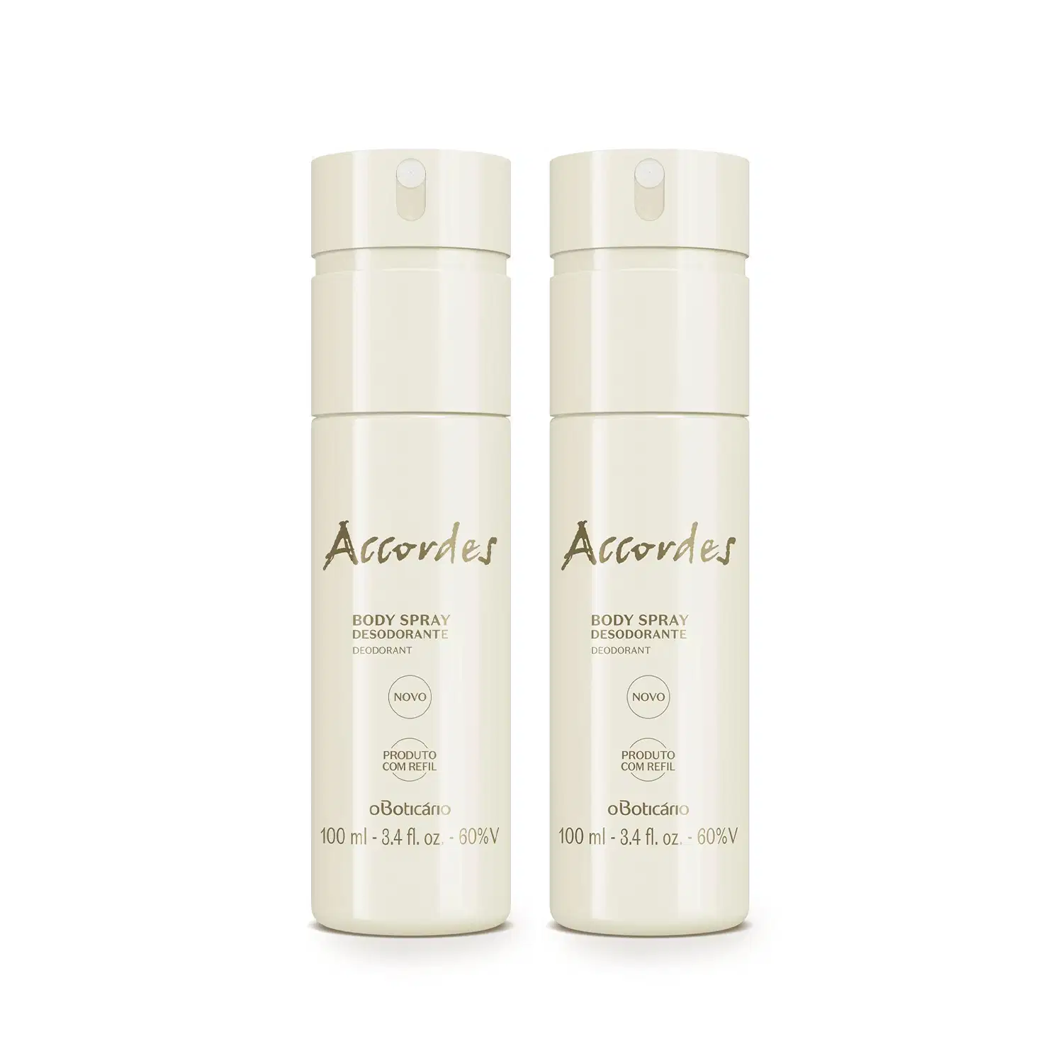 Combo Accordes: Desodorante Body Spray 2x100ml