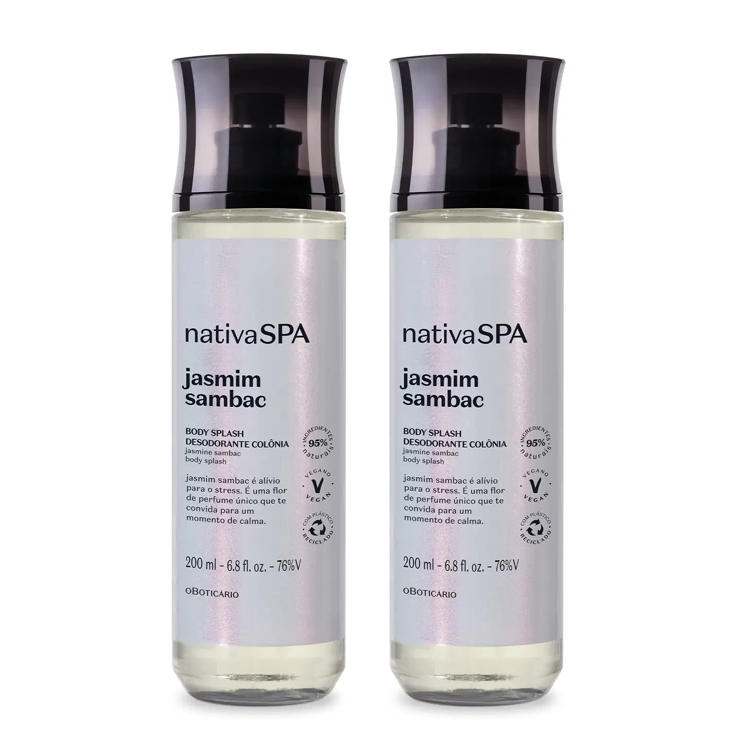 Combo Body Splash Nativa SPA Jasmim Sambac 200ml (2 itens)