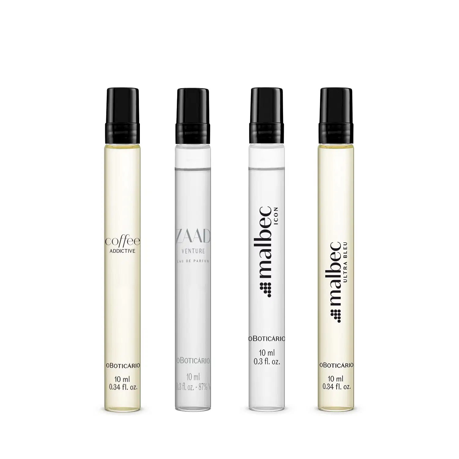 Combo Coleção Mini Perfumaria Masculina (4 itens)