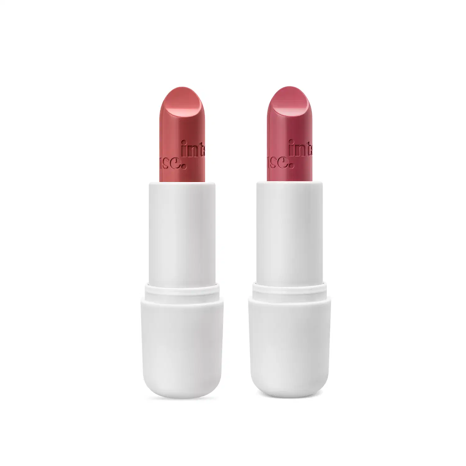 Combo Batom Cremoso Intense: Marrom Nude 3,8g + Rosa 3,8g
