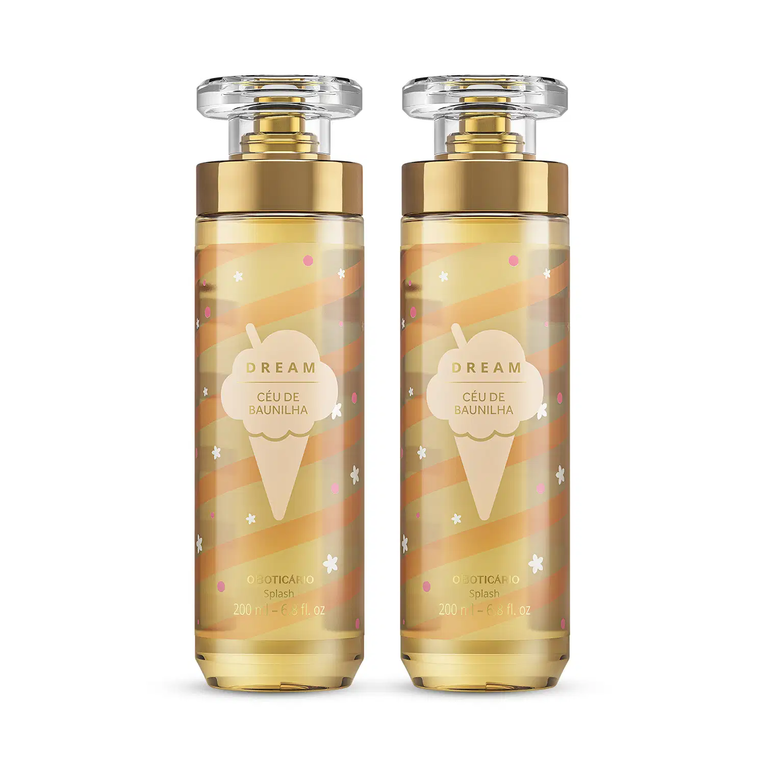 Combo Body Splash Dream Céu De Baunilha 200ml (2 itens)