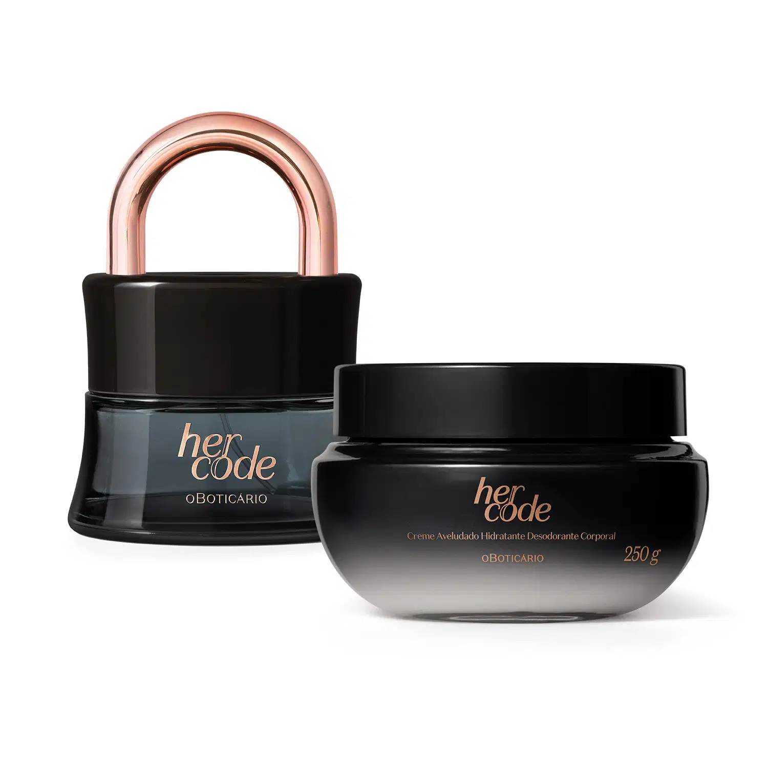 Combo Her Code: Eau De Parfum 50ml + Creme Aveludado 250g