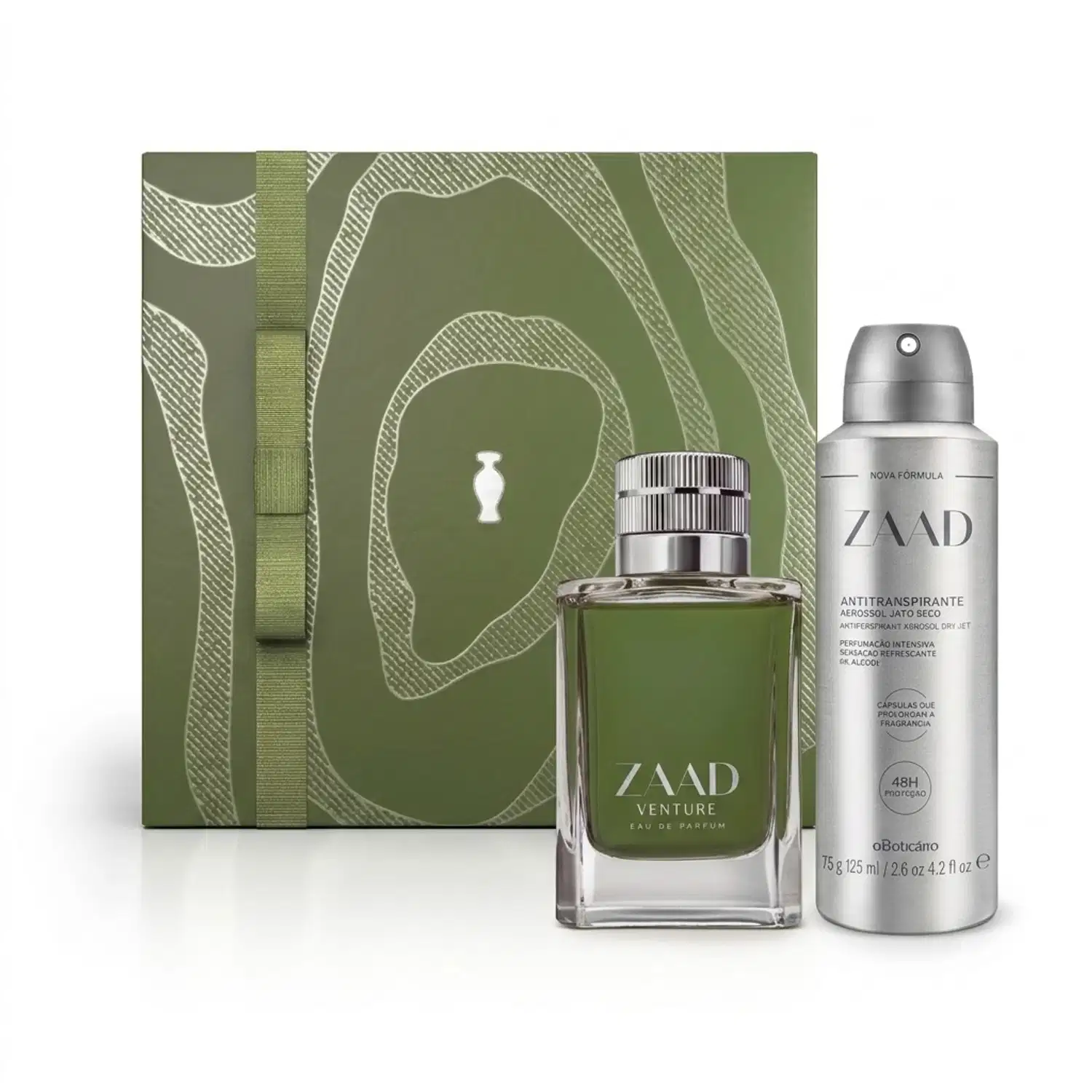 Combo Presente Dia dos Pais Zaad: Venture Eau De Parfum 95ml + Desodorante Aerossol 125ml/75g